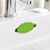 Leaf Shaped Washbasin Overflow Plug Green Leaves Overflow Hole Cover  Bathroom Accessories