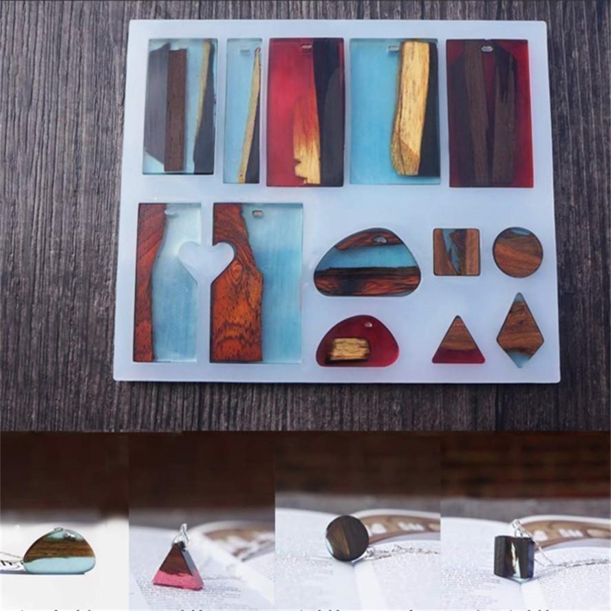 10 шт DIY браслет ювелирные изделия литья формы силиконовые смолы ювелирные формы набор для смолы эпоксидной смолы