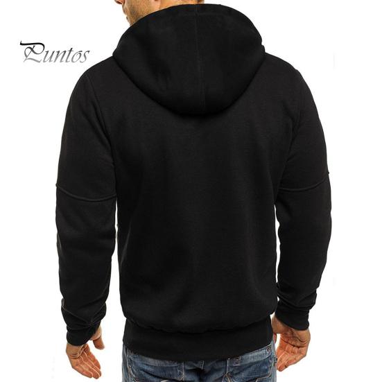 Мужская толстовка с капюшоном для фитнеса на весну и осень с карманами на молнии, кардиган на молнии, плотное однотонное повседневное пальто с эластичными манжетами и подолом, куртка для путешествий и работы