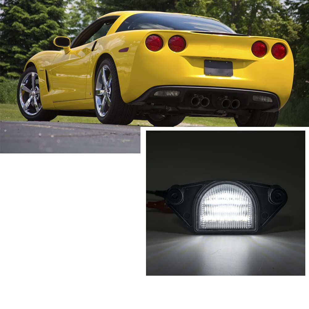 3W LED License Plate Light License Plate Lamp for Chevrolet Corvette C4 C5 C6