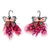 [Q5813] - Designer Sleepers 'Lilipoupettes' (butterfly) Multicolored Pink - 38x38 Mm