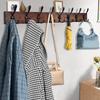 Wooden Wall Coat Rack with 8 Triple Hooks for Hanging Coats Backpacks Rustic Large Coat Hanger for Mudroom, Farmhouse Entryway