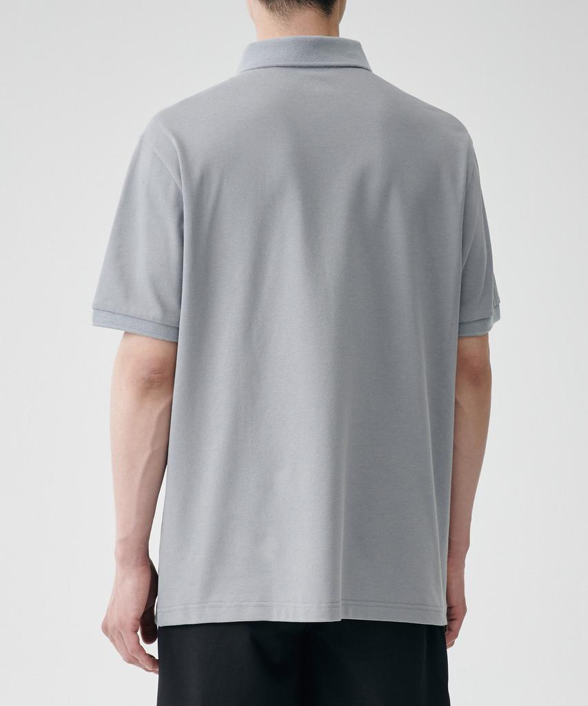 MUSINSA STANDARD [Cooltandard] Pique Polo Shirt [Light Grey]