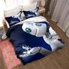 ASTRO BOT Cute Cartoon Bedding Set Duvet Set Single Double Bed King Size Bed Set Adult Boys Bedroom Duvet Cover Pillow Case