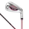 DUNLOP XXIO Thirteen Ladies Iron Set 5 предметов MP1300L Shaft Carbon Right Bordeaux Count SW Flex A # 7-9, PW,