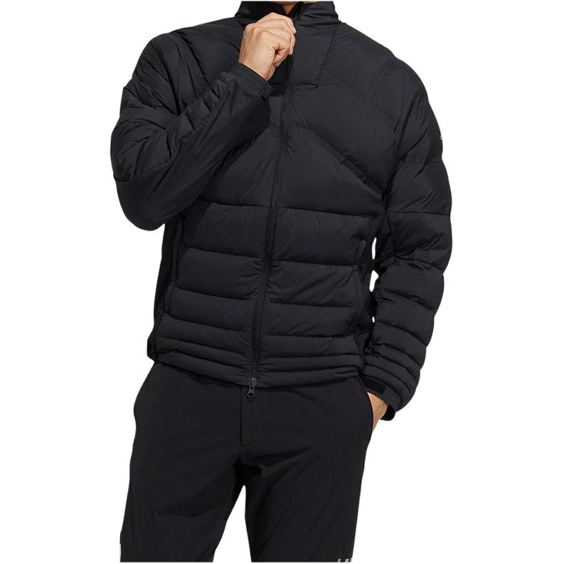 Adidas Down Jackets Men's Black Stand Collar Moderate Other GT3417