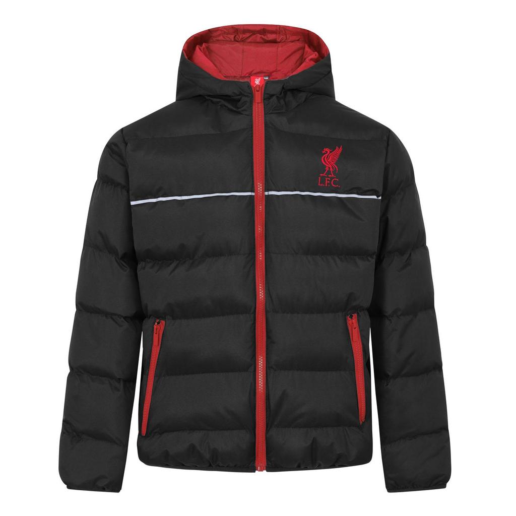 Liverpool FC Boys Crest Quilted Jacket