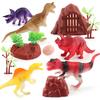 Factory Simulation Animal Model Cylinder Set, Jurassic Dinosaur Children'S Cognitive Ornament Doll Toy
