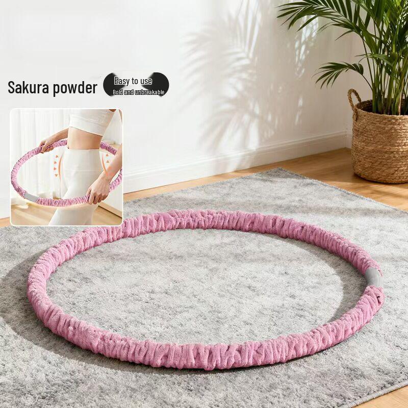 Weighted Soft Plush Hula Hoop for Abdominal Tightening - Safe, Slimming, and Fat-Burning Exercise for Women