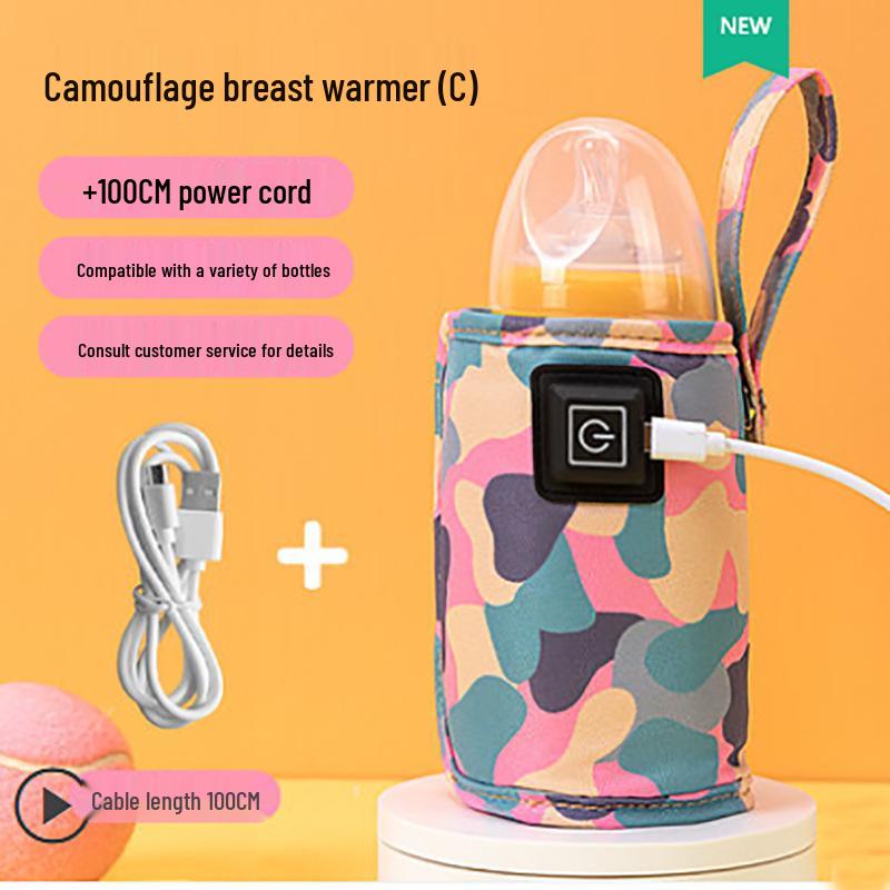 Universal Portable Baby Bottle Insulated Sleeve - Constant Temperature Outdoor Milk Warmer