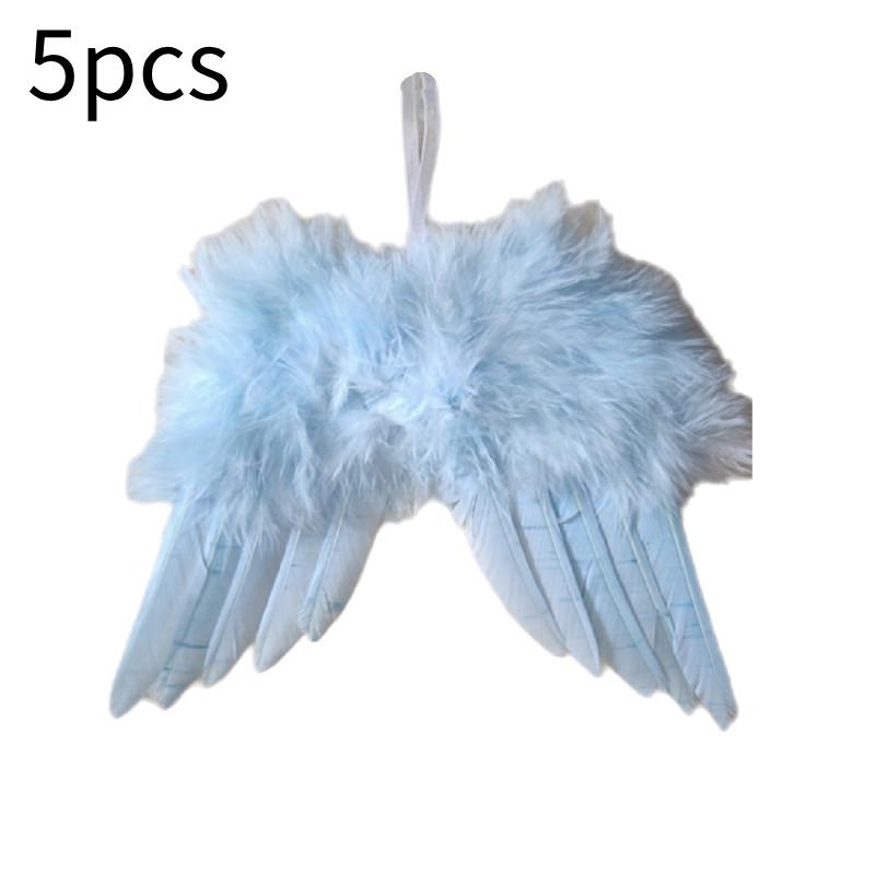 Мини Рождественская Елка Перьевые Крылья Декоративный Аксессуар Для Кукол Барби С Индивидуальными Цветами