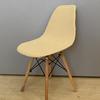 Stretch Shell Chair Cover, Washable Elastic Seat Cover, Armless Dining Chair Slipcover