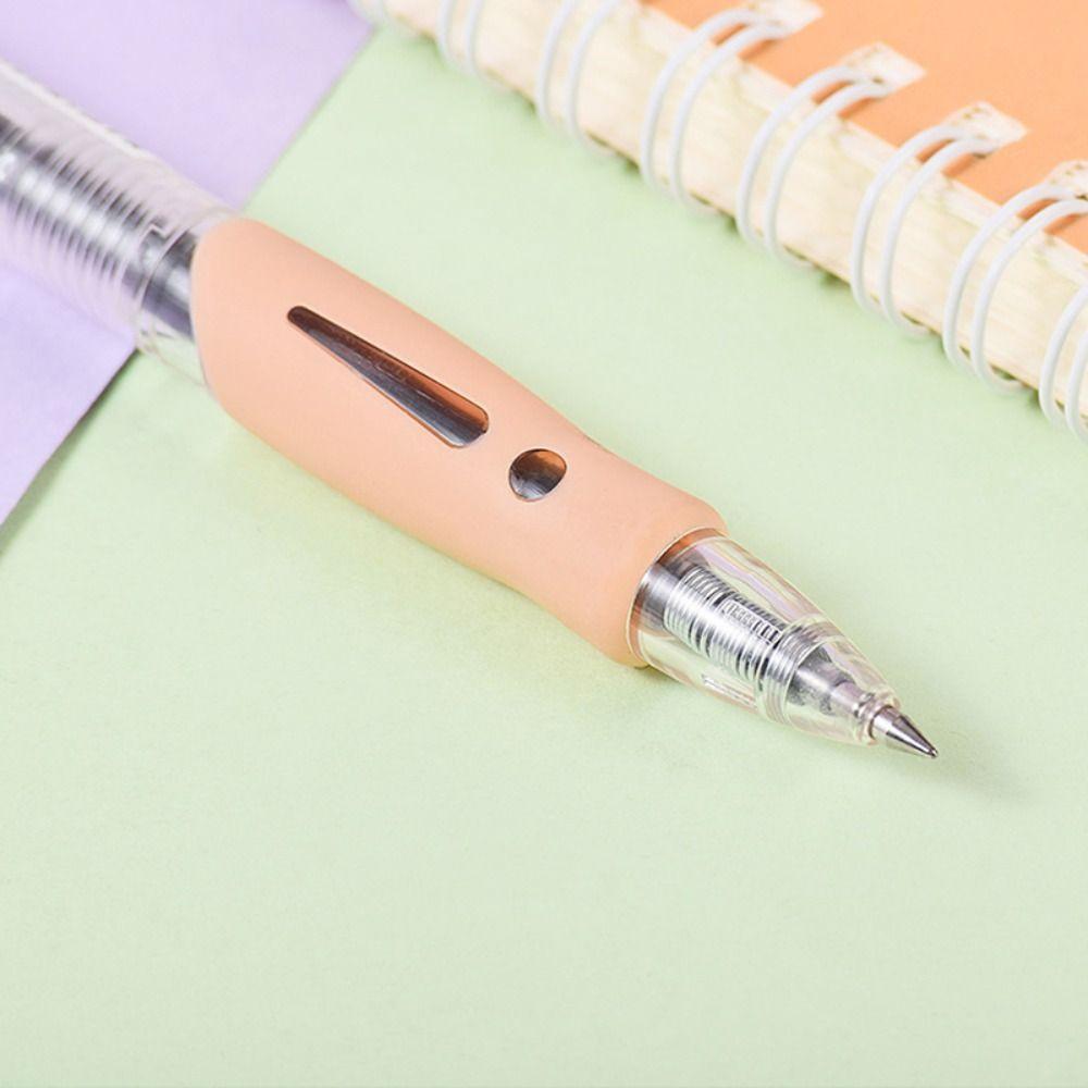 6 Color Ballpoint Pen 0.5mm Colored Ink Neutral Pen Retro Writing Tool  School Office Supplies