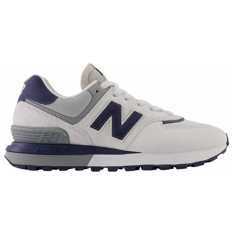New Balance Бело-темно-синие кроссовки унисекс 574 Legacy U574LGHY