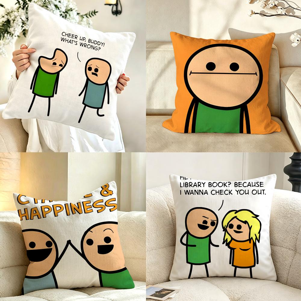 Band TThe CCyanide Cushion Cover Pillow Case Antidustmite Pillowcase Silky Short Plush Sofa Cushion Cover hot