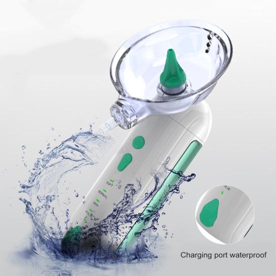 Electric Ear Wax Removal Kit with 4 Pressure Settings 6 Reusable Tips IPX7 Waterproof Water Powered Ear Cleaner Portable Ear Wax Remover Tools