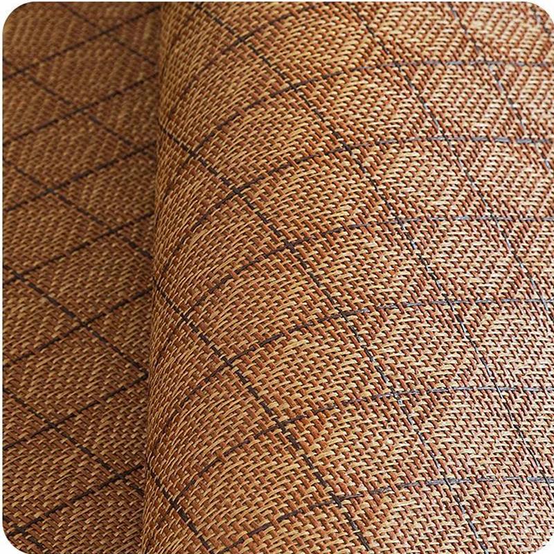 Летний матрас из бамбука и ротанга WOSTAR для взрослых и детей, прохладный спальный коврик, ледяная простыня, складная защитная подкладка для одной двуспальной кровати 150