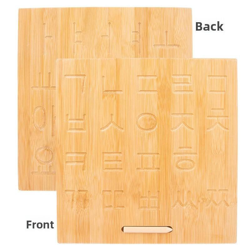 Деревянная азбука и цифры, пазл-доска для дошкольного образования и тренировки почерка