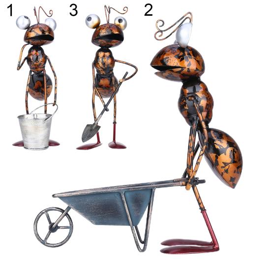 Подставка для муравьев Декоративная Интересная Изысканная Кованая Железная Садовая Статуя Муравья