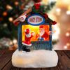 Glowing Candy Store Desk Ornament Artwork Decorative Adornment Christmas Little House Resin Xmas