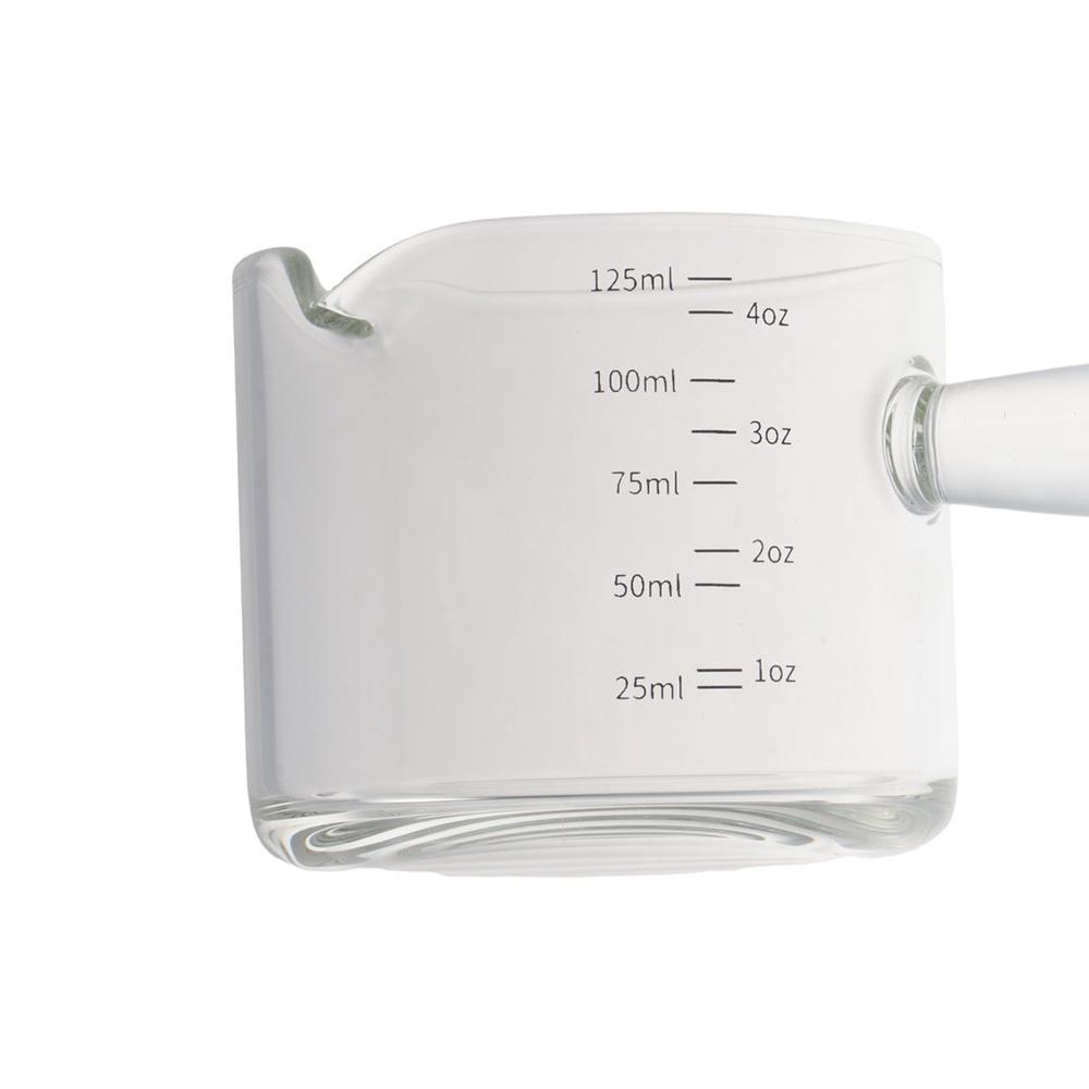 Single Spout Espresso Measuring Cup Glass Coffee Supplies Espresso Shot Milk Jug Barista