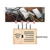 Настенная полка для WiFi ТВ-роутера: Настенная коробка для хранения без сверления и декоративная крышка