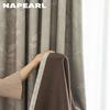 1 шт. NAPEARL Французские нежные шторы с принтом, 70-80% затемнение, для спальни, гостиной, окна, для домашнего декора
