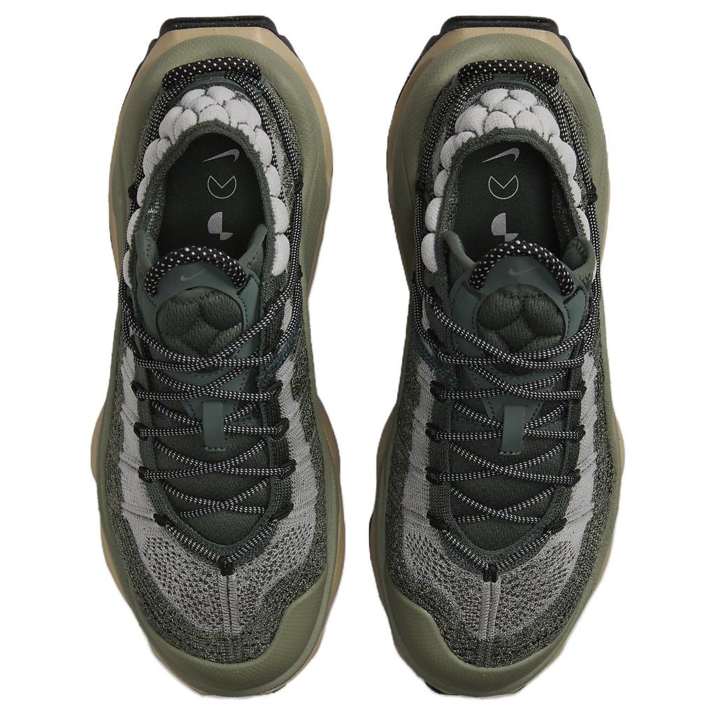 Nike Womens Air Max Flyknit Venture 'Vintage Green Light Army' (women's sizes) Vintage Green / Light Army / Khaki / Metallic Silver Outdoor Shoes