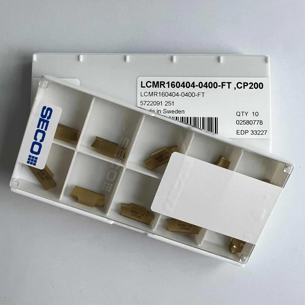 Seco / LCMR160404-0400-FT,CP200 /Original Genuine CNC Alloy Blade 10 PCS