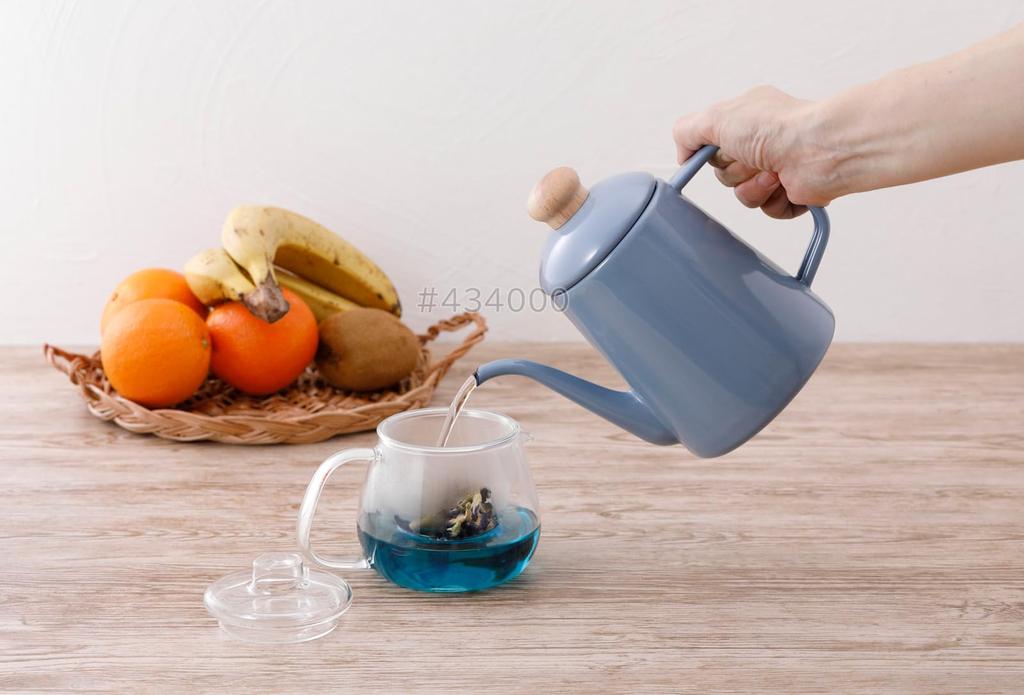 Капельница Fuji Enamel Cotton Plus 1,0 л, пепельно-голубая CTP-1.0DP.AB