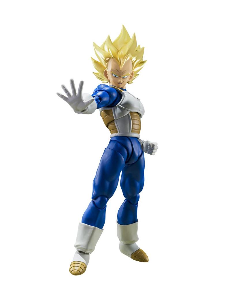 TAMASHII NATIONS Dragon Ball Z Super Saiyan Vegeta Super Saiyan 135mm PVC ABS Painted Action Figure S.H.Figuarts -Awakening Blood- Approx. &