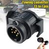12V 13 To 7 Pin Towing Plugs Socket Trailer Connector Towing Connection Adapter For Towing Truck For Touring Car Trailer