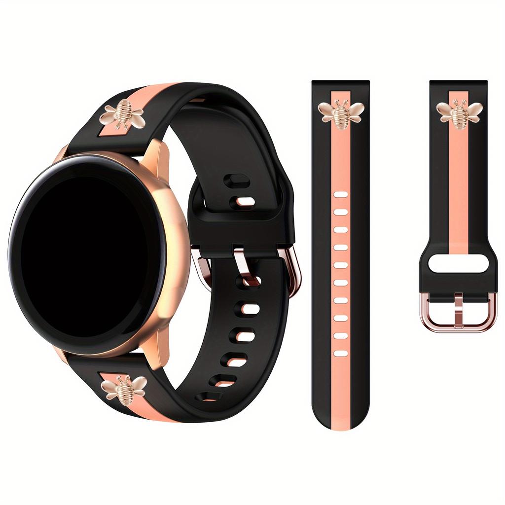 Силиконовый ремешок для Samsung Galaxy Watch 7, для Huawei Watch Fit, для Garmin/Fossil/Nokia, ремешки для легкой установки