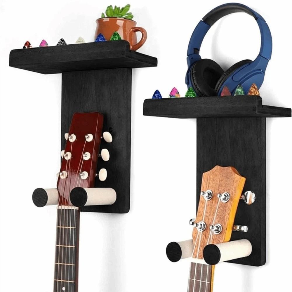 Scratch-Proof Guitar Hanger Wooden String Instrument Storage Rack Guitar Display Stand Music Store