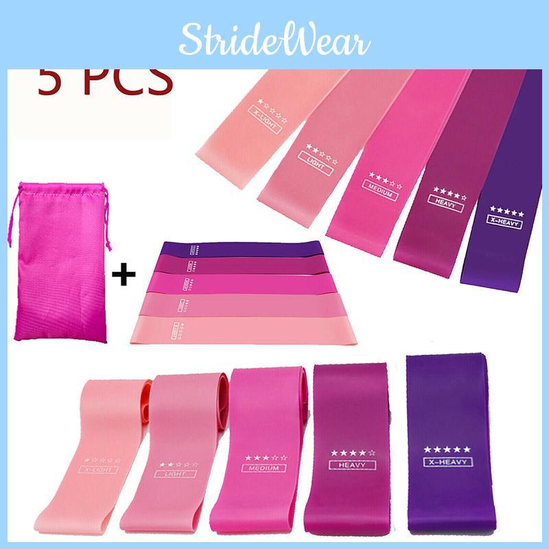 Универсальный набор розовых эспандеров-петель для всех уровней подготовки, включая домашнее использование