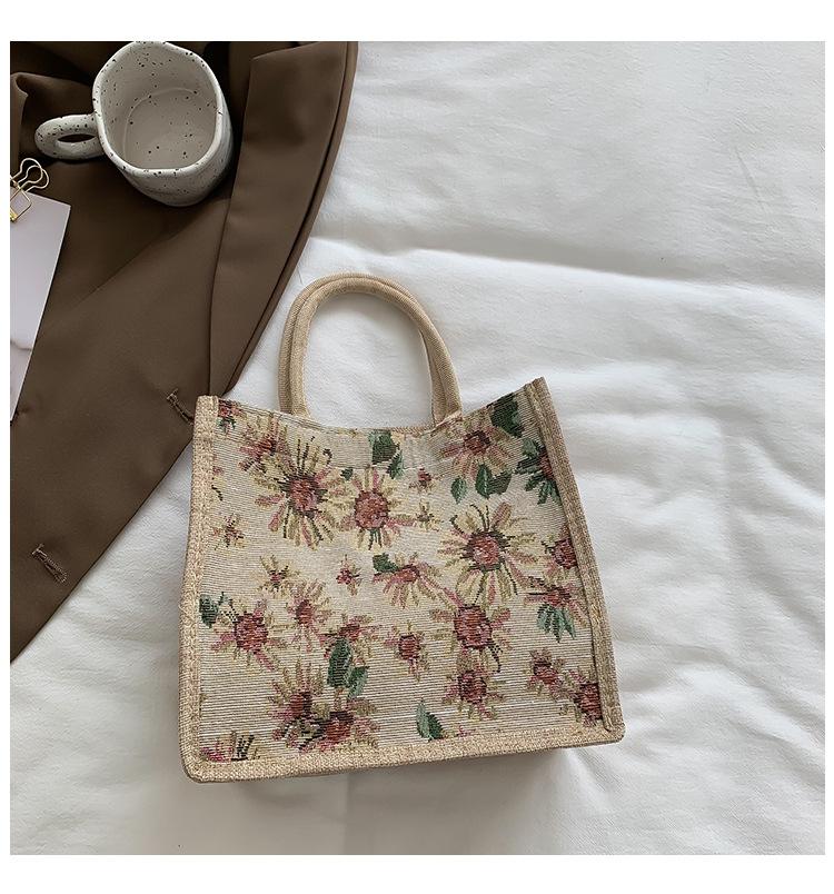 Холщовая сумка большой вместимости женская 2025 новая модная универсальная сумка-тоут для работы
