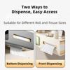 Wall Mounted Hair Dryer Holder Carbon Steel Toilet Paper Holder Practical Tissue Rack  Toilet