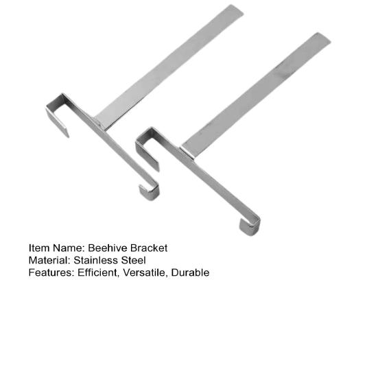 1 Pair Beehive Inspection Bracket Beehive Frame Holder Stainless Steel Beehive Frame Bee Box Stand Beekeeping Support Bracket