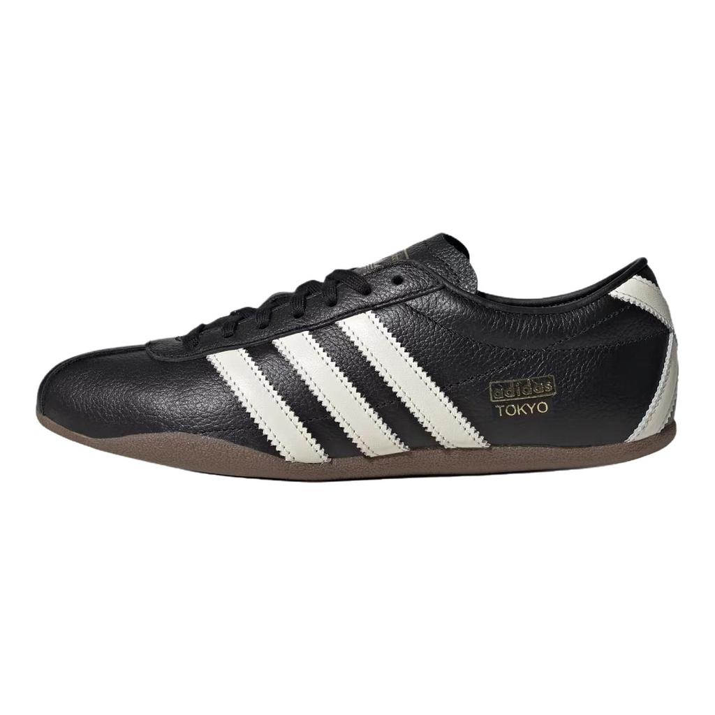 adidas Токио Основной Черный Молочный Белый Золотой Металлик Женские Кроссовки JQ0598