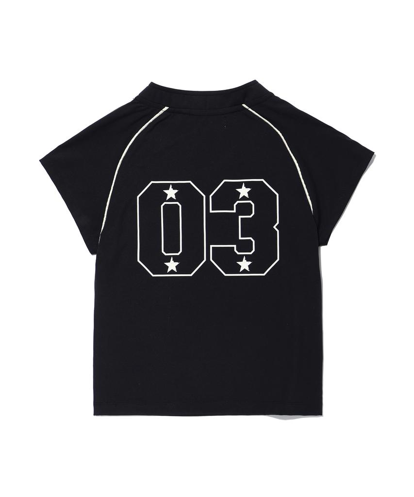 YOUHEE Youhee Football Jersey T-Shirt Black