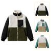 Lamb Fleece Jacket Autumn and Winter New Color Matching Thickened Warm Casual Jacket Couple Style