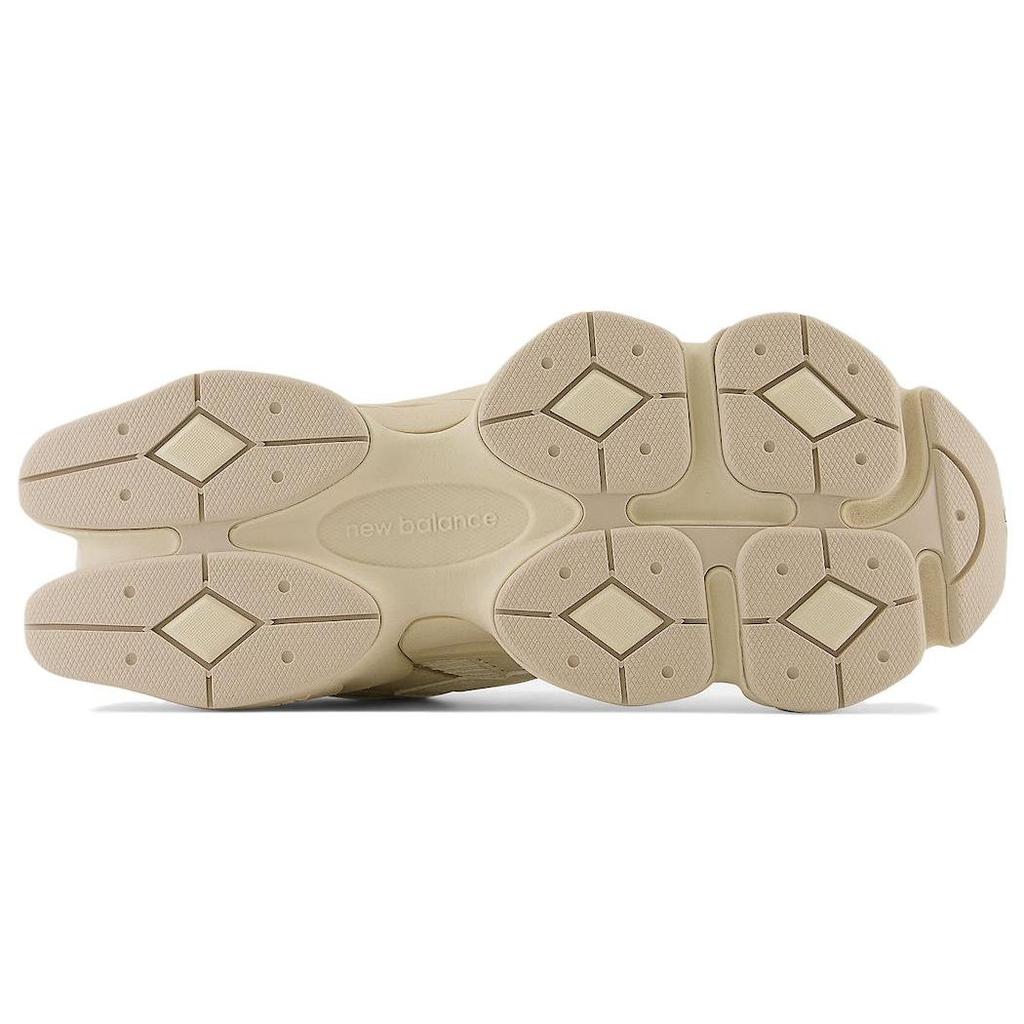 New Balance 9060 Черные кроссовки унисекс Turtledove кремово-серебристый металлик U9060DUA