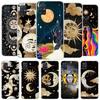 Funny Sun Moon Face Cover Phone Case For Samsung Galaxy A12 A22 A32 A52 A72 A02S Phone Case Note 20 Ultra 10 S10 Plus A51 A71 A5