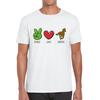 Peace Love Horse Funny Horse Riding Lovers Adventure Peace Logo Mens Tee Top