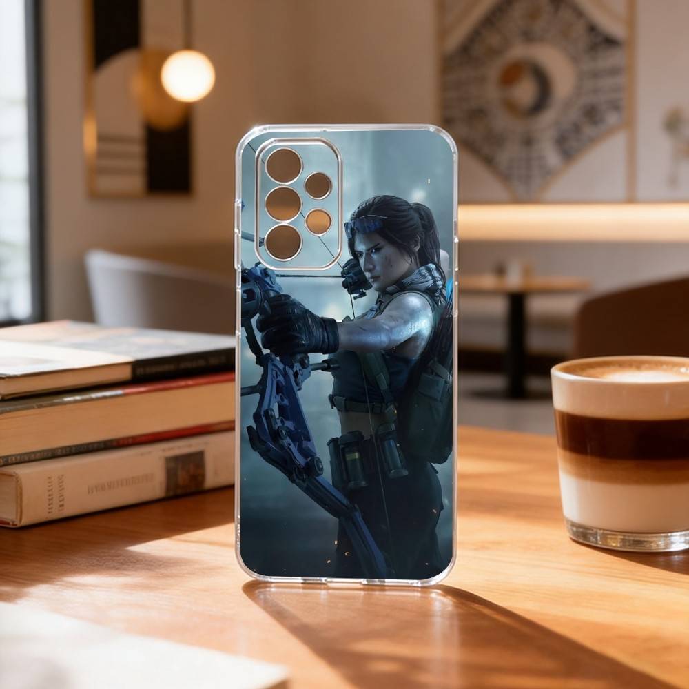 GAME D-delta force Phone Case Transparent Silicone Soft For Samsung S25,S24,S21,S22,S23,S30,Ultra,S20,Plus,Fe