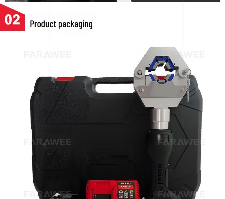 Электрический гидравлический обжимщик для шлангов кондиционера автомобиля, модель OPT-7842