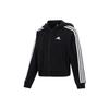 Adidas Colorblock Loose Long Sleeve Jacket Women Jacket Black IC8781
