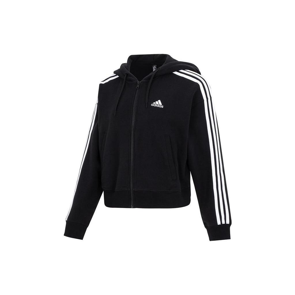 Adidas Colorblock Loose Long Sleeve Jacket Women Jacket Black IC8781