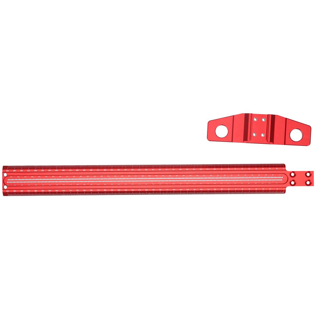 Т-образная линейка Алюминиевый сплав Съемный Деревообрабатывающий разметочный инструмент Искусство Рамки Чертежные инструменты 400 мм