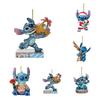 Enchanting Cartoon Anime Stitch Acrylic Pendant Christmas Tree Decoration Diy Crafts